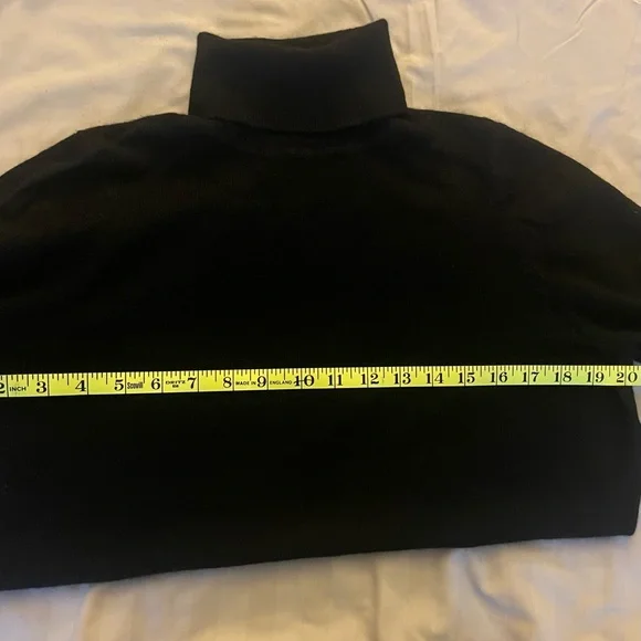 Charter Club Cashmere Women's Black Turtleneck Sweater - Picture 3 of 7